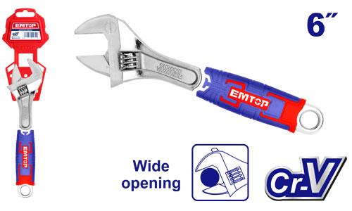 LLAVE AJUSTABLE FRANCESA 6" (150mm) LINEA INDUSTRIAL EAWH130601