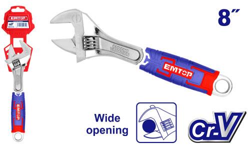 LLAVE AJUSTABLE FRANCESA 8" (200mm) LINEA INDUSTRIAL EAWH130801