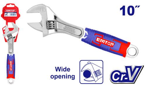 LLAVE AJUSTABLE FRANCESA 10"(250mm) LINEA INDUSTRIAL