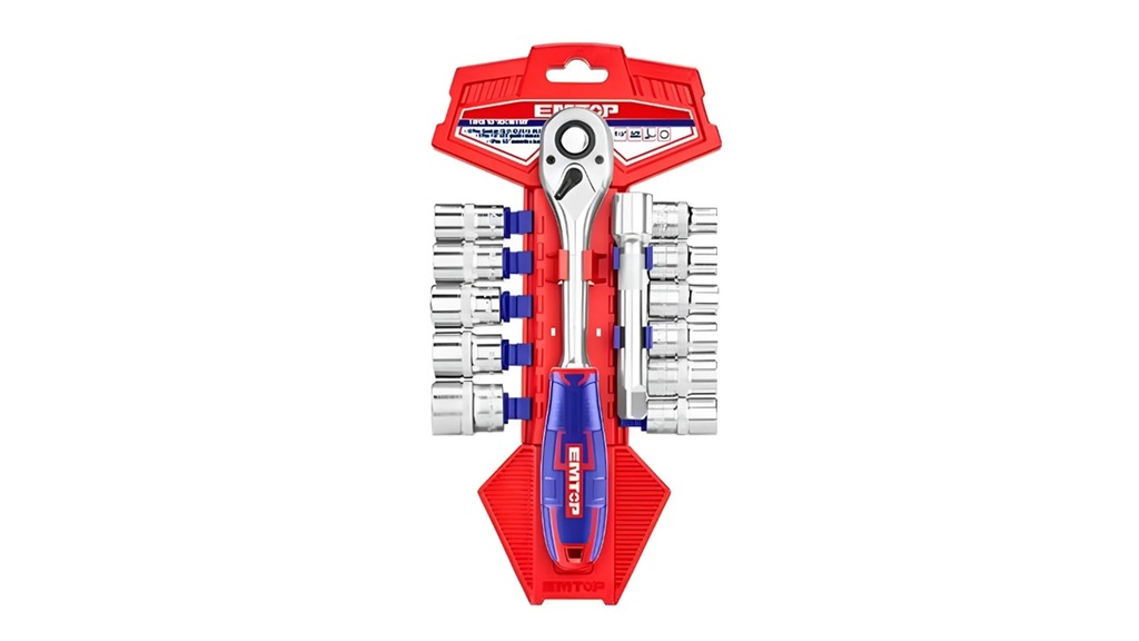 LLAVE CRIQUE 1/2" + 11 TUBOS (10-24MM)+ EXTENSION (Eskt12131)