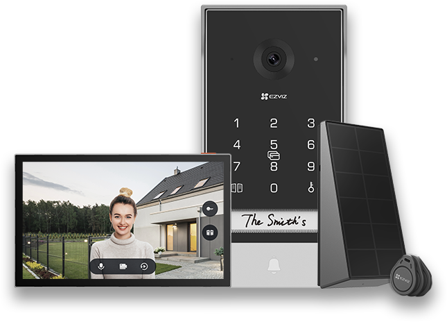 EZVIZ CS-EP7-R100 PORTERO 2K INCLUYE PANEL SOLAR
