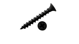 TORNILLO FIC MADERA 8 x 2" (21 x 50mm) NEGRO PACK 10 UNIDADES